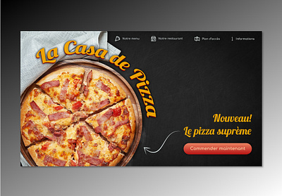 Pizza restaurant web design design hannahwford pizza restaurant ui ux web web design webdesigner