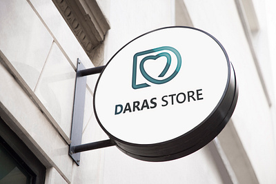 Logo Daras Store branding design designer draw drawing illustrator ilustration logo twitter vector