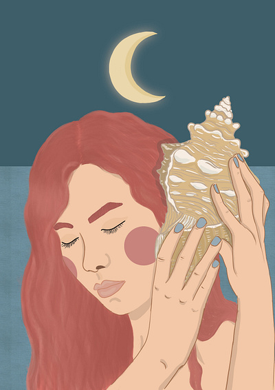 Seashell digitalart digitalartist digitalartwork drawing illustration