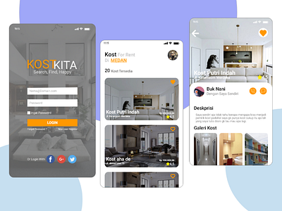 KostKita ui ux design ui ux design