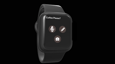 Coffee Apple Watch application concept app branding ui ux