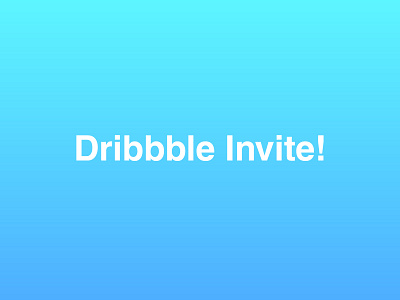 Dribbble Invitation #10 design draft day drafting dribbble dribbble best shot dribbble invitation dribbble invite gradient graphic design helvetica invite invites minimalistic typography