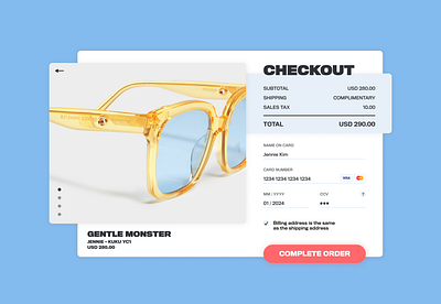 Daily UI #002 checkout dailyui dailyui 002 design ui