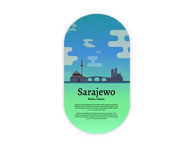 Sarajevo - Wartime Memorial art design drawing drawingart graphic art graphic design graphicdesign illiustration illustration poster