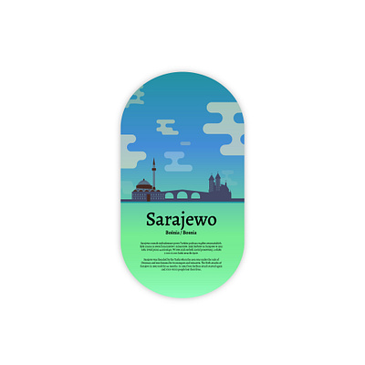 Sarajevo - Wartime Memorial art design drawing drawingart graphic art graphic design graphicdesign illiustration illustration poster