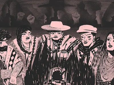 Masculinity, agro and violence: LGBT in the soy kingdom argentina editorial illustration gay pride ilustracion editorial lgbt lgbtq lgbtqia pride revista anfibia