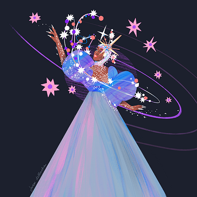 Jaida Essence Hall fanart illustration ilustracion jaida essence hall rupauls drag race