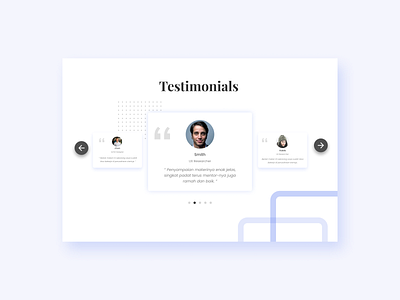 Ui Exploration web version (Testimonials) brand branding design icon illustration logo section typography ui design ux vector web webdesign