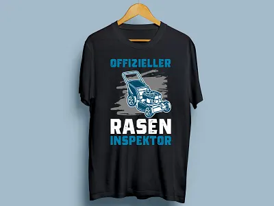 Offizieller Rasen Inspekt Tshirt Design design garden gardening lawn lawo rasen t shirt design tshirt tshirt design tshirtdesign typography design
