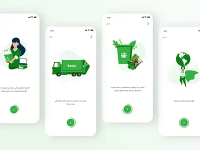 Bekia Onboarding app design clean clear design designer inspiration onboarding ui uidesign uiux ux vectors