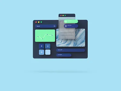 Dashboard for the 3rd Dimension. 3d 3d art branding c4d cinema4d dashboad dashboard ui illustration keyshot landingpage onboarding ui uidesign uiux ux