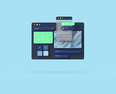 Dashboard for the 3rd Dimension. 3d 3d art branding c4d cinema4d dashboad dashboard ui illustration keyshot landingpage onboarding ui uidesign uiux ux