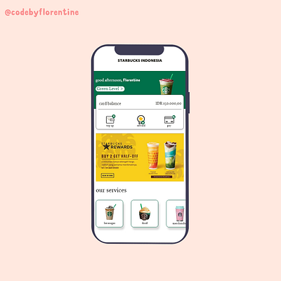 Starbucks Indonesia Application Redesign beverage fnb application food food app indonesia designer indonesian mobile app mobile app design mobile app development mobile application mobile apps mobile design mobile ui starbucks