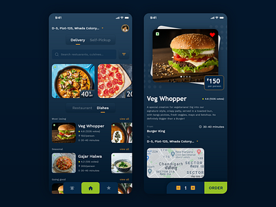 Food Delivery App 2020 best of dribbble clean composition delivery food food delivery india minimalism mobile app ui uiux