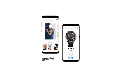 Whatch Shop UI Design app design ui ux