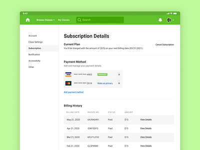 Project Redo #16 - Codex.Rocks Subscription Tablet clean design setting settings simple tablet ui