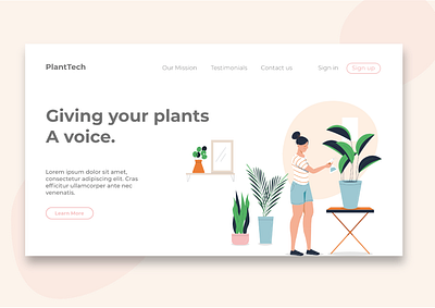 Daily UI Challenge Day 3: Landing page daily 100 challenge dailyui design freepik illustration landing landingpage landingpagedesign ui