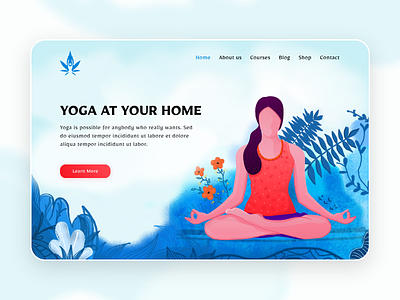 YOGA anjum shorna best design cartoon illustration dribble yoga illustraion illustration illustration art landing page yoga