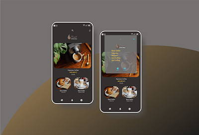 Coffee Shop UI Design app design ui ux