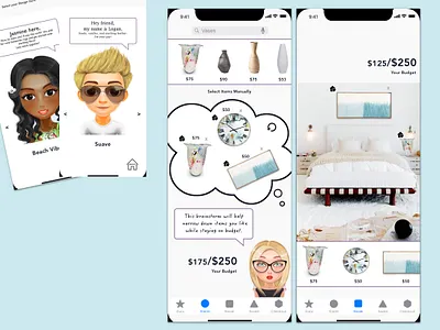 UX/UI House to Home App app ui decor sprint ui uxdesign
