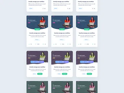 Product Representation cards card feature item panel product