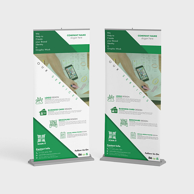 Free download Roll-up banner design branding design illustration logo roll roll up banner roller rollover rollup vector