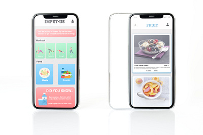 IMPET-US Fitness App ui ux