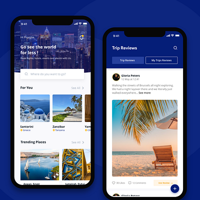 Travel App app color design experience illustration mobile typography ui ux website