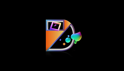 Bubble | Frame Work black box bubble color design exitodesign fluid frame icon logo movie work