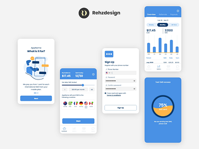 SMS Earning App UI app app design branding concept creative creative design design design app designer graphic design illustration ios app ios app design