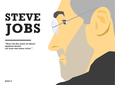 Steve Jobs app design flatdesign ui ui ux ui design uidesign uiux