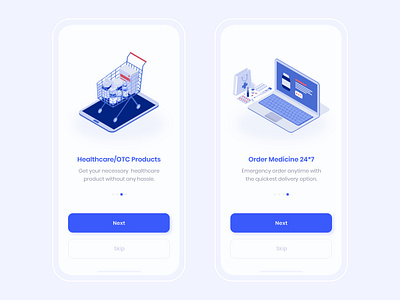 Pharmacy App - Onboarding 2020 trend app clean creative design illustration ios medical app mobile app modern onboarding pharmacy shop shopping app store ui userexperience userinterface ux