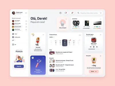 DailyUI 021 - Home Monitoring Dashboard brazil dailyui dashboard dashboard ui designer experience home ui design uiux userinterface