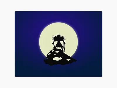 A Shinigami. 2d art death note fan art fanart illustraion ryuk vector