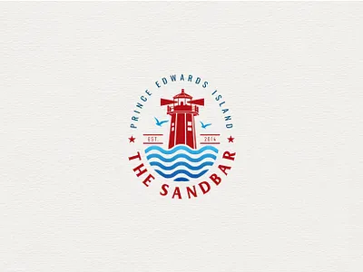 "The Sandbar" Logo design project. brand identity branding creative flat lettering logo logo 2020 minimal new logo web logo
