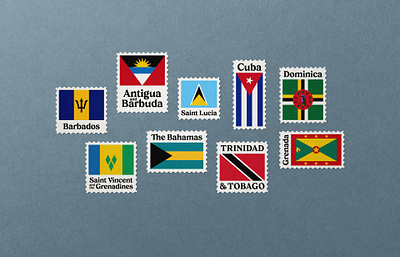 Creolia - Typeface #02 bold caribbean creolia design display elegant flags font postal rounded serif stamps tropical type typeface typography vintage