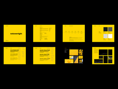 Branding • notovernight brand brand identity branding branding and identity branding concept layout exploration