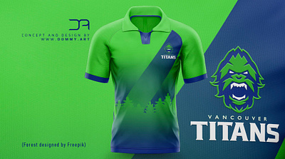 Vancouver Titans 2019 Concept Jersey concept concept jersey jersey