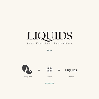 Liquids art direction brand brand design brand identity branding concept design graphic design graphicdesign hair care identity design logo logo concept logo concepts logodesign visual identity