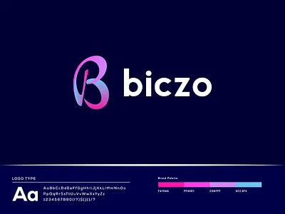 Biczo logo design abstract app brand identity business creative design creative logo f letter f letter logo icon logo logo design logo design branding logo designer logo mark minimal modern simple software software company technology