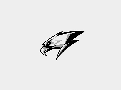 Unused Logo Sketch bird bolt design eagle electricity esports lightning logo sketch thunder