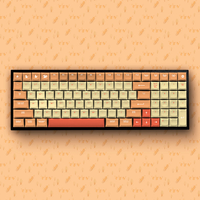 KEYBOARD CUSTOMIZER Pokemon Charmander brand charmander custom fire gen 1 keyboard mechanical pokemon switches