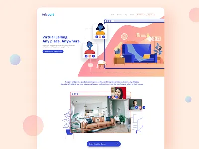 Website Design 360 video design enterprise illustration landing page product design product page real estate saas app saas landing page saas website sales website website design