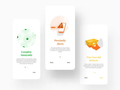 Trace: Onboarding UI app branding clean design illustration minimal user center design user experience design user experience prototype web