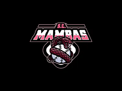 SC Mambas mamba logo mamba mascot mamba sports logo mascot logo snake logo snake mascot snake sports logo softball logo sports branding sports logo