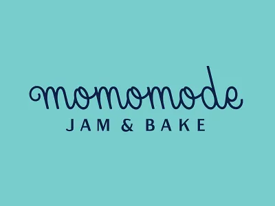 Momomode calligraphy handlettering ink japan lettering letters logo type typography wordmark