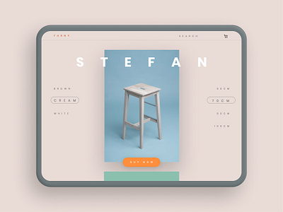 Furniture Store app design ecommerce furniture ios ipad store type typography ui ux website