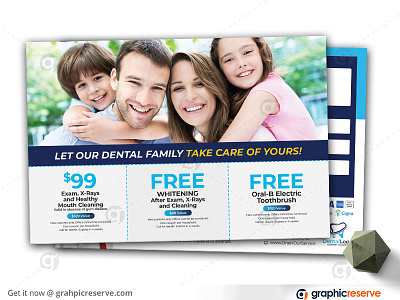 Dental Postcard Marketing advertisement clinic flyer corporate dental care dental clinic dental logo dentist dentistry doctors health hospital marketing design medical mouth nurse palate patient postcard design professional flyer