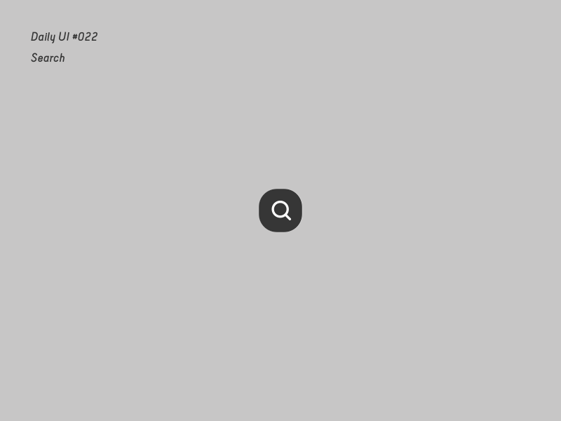 DailyUI #O22＿Search app dailyui design illustration motion search ui