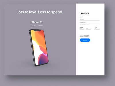 Daily UI 002 002 3d dailyui design minimal typography ui ux
